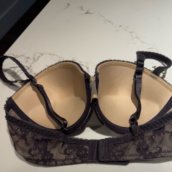 b.tempt'd By Wacoal Gray Lace Bra 32B - Picture 4 of 8